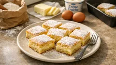 Vaniljrutor i långpanna – smulig botten och len vaniljfyllning som blir perfekt