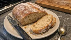 Lättbakat lantbröd med torrjäst – en jäsning och saftig smula varje gång