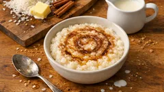 Risgrynsgröt i ugn – extra krämig julgröt utan att vakta kastrullen