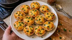 Frasiga krustader med chiliost – enkelt mingeltilltugg som gratineras i ugnen