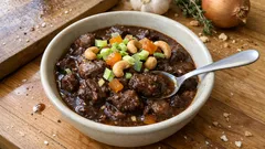 Vildsvinsgryta med rödvin – mustig helggryta som får sjuda sig riktigt mör