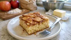 Äppelkaka i långpanna – saftig, lätt att lyckas med och räcker till många