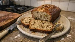 Saftigt valnötsbröd med honung – rosta nötterna för extra djup smak