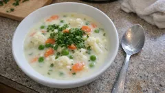 Snabblagad ängamat – krämig grönsakssoppa på under 20 minuter