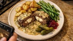 Chèvrefyllda bistrobiffar med fransk sås – enkel middag med restaurangkänsla hemma