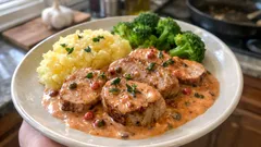 Fläskfilé i rosépepparsås – krämig middag med restaurangkänsla hemma