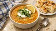 Röd linssoppa med garam masala – krämig vardagssoppa klar på 20 minuter