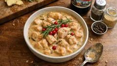 Krämig julmustkyckling med rosmarin – klar på runt 25 minuter