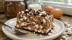 Nutellasemifreddo med maräng – en krämig frysdessert du kan göra i förväg