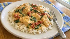 Marry me chicken – krämig kycklingpanna med soltorkade tomater och parmesan