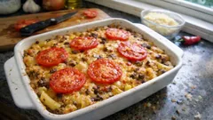 Allt i en form: krämig färslåda med pasta och ostsås – gratinerad på 15 minuter