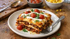 Tacogratäng med bakade tomater – krämig fredagsmiddag som går snabbt i ugnen